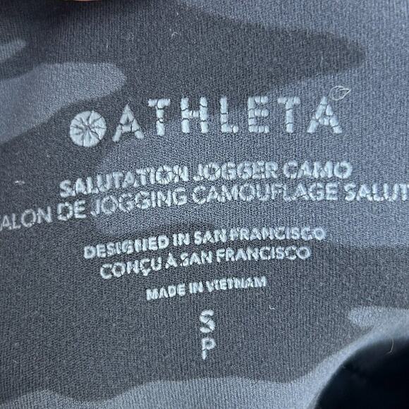 Athleta Gray High Waist High Rise Camoflage Salutation Jogger Camo Small - Picture 6 of 6